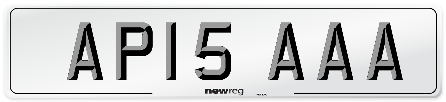 AP15 AAA Number Plate from New Reg